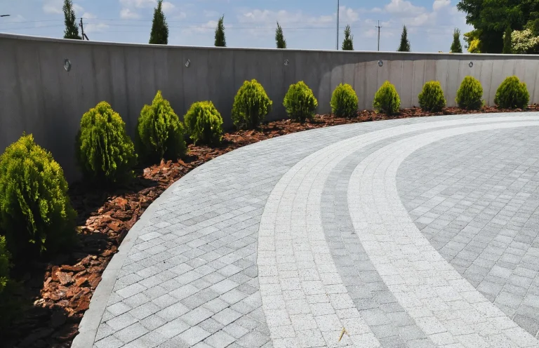 brick driveway made by paving companies near Chicago