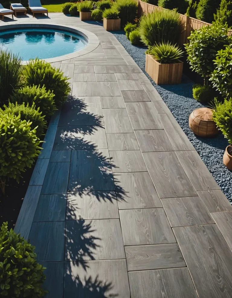 backyard tiles done by paving companies near Chicago
